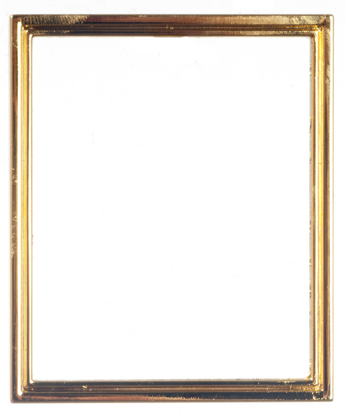 RECTANGLE METAL FRAME/GD
