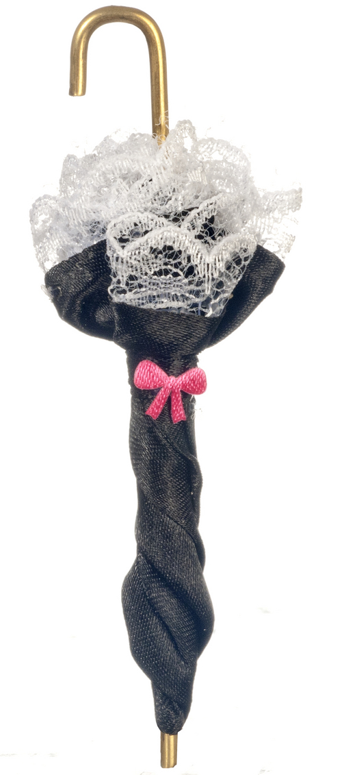 VICTORIAN UMBRELLA/BLACK