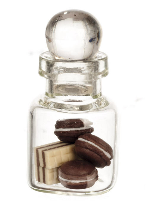 GLASS JAR/WAFERS/COOKIES