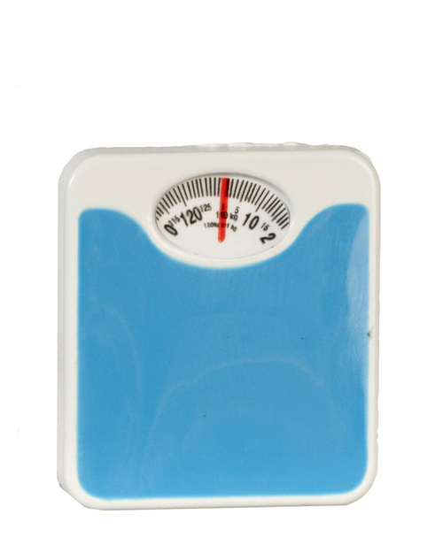BLUE BATHROOM SCALE