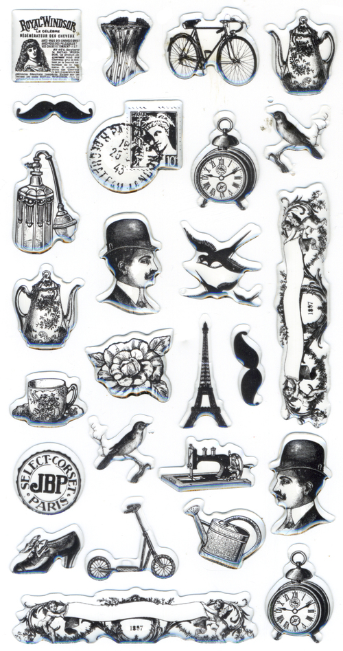 DECORATIVE 3D STICKERS