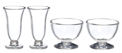 VASES & LG.BOWLS/SET/4