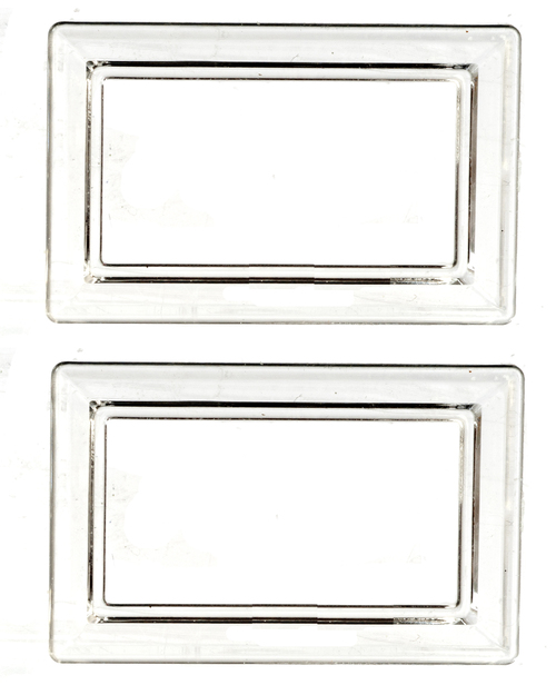 2 LARGE TRAYS WO/HANDLES