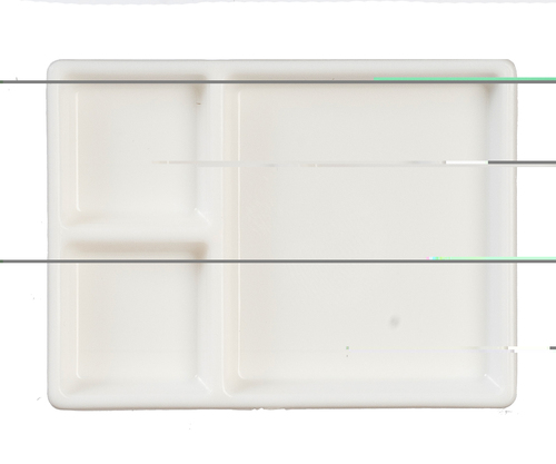 PARTITIONED TRAY/WHIT/200