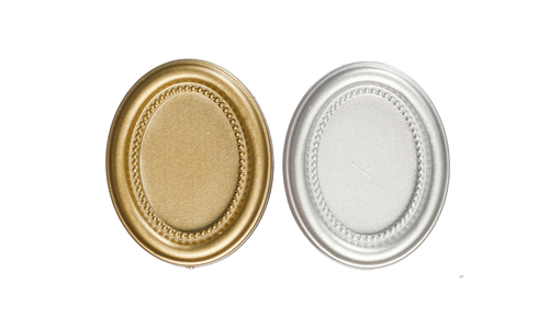 OVAL FRAMES W/GLASS/G/S/2