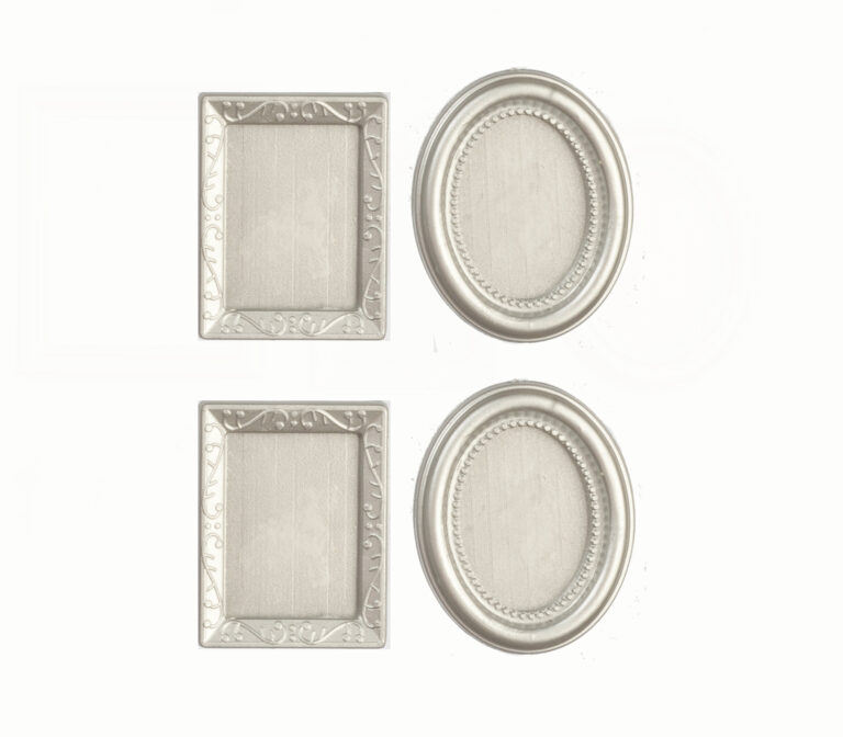 ASSORTED SILVER FRAMES/4