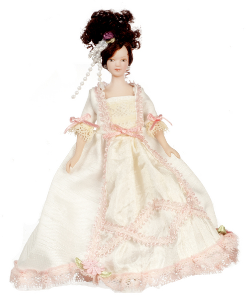VICT.LADY IN WHITE GOWN