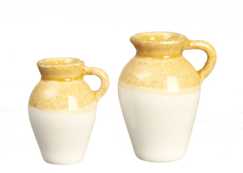 MULTI COLORED JARS/SET/2