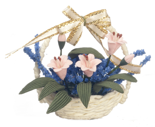 FLOWERS IN BASKET