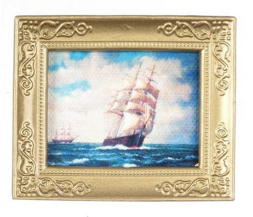SAILING SHIP IN FRAME