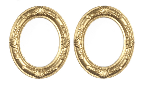 GOLD OVAL FRAMES/2