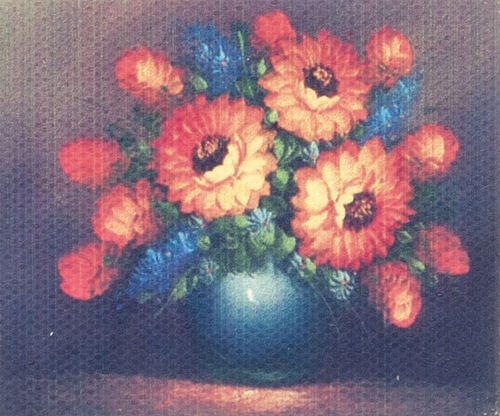 TABLEAU ON CANVAS/FLOWERS