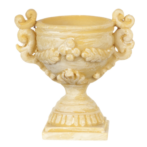 DECORATED GARD.URN/IVORY