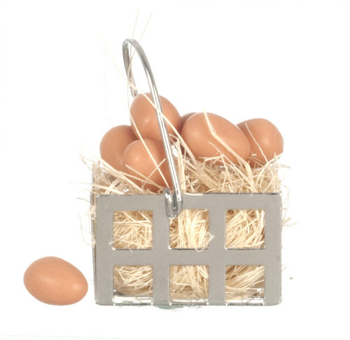 EGG BASKET/BROWN EGGS