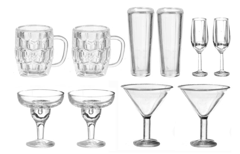GLASSES/SET OF 10