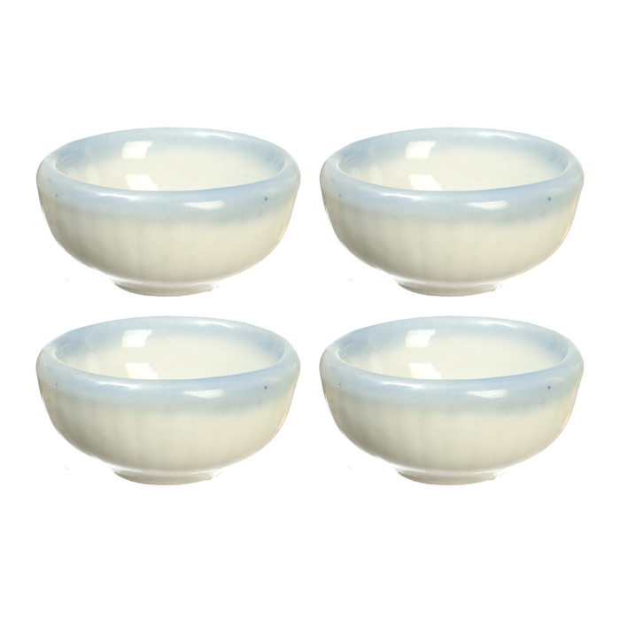 BLUE & WHITE BOWLS/SET/4