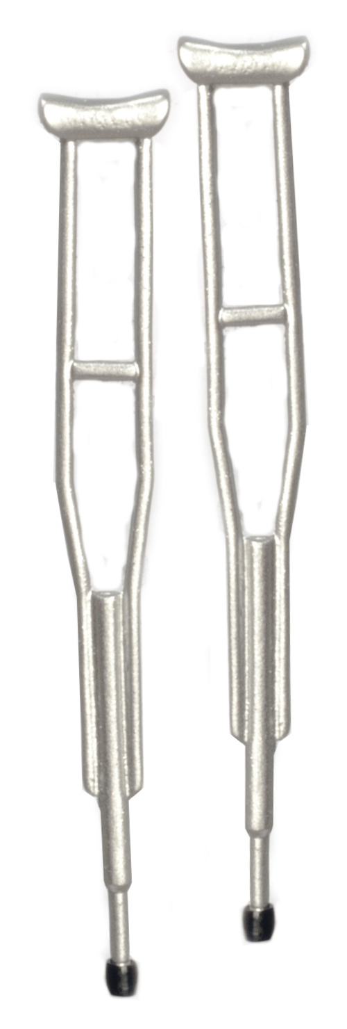 ALUMINUM CRUTCHES/SET/2