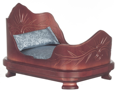 BELTER BED/MAHOGANY