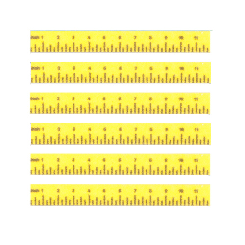 RULER/YELLOW/SET/6