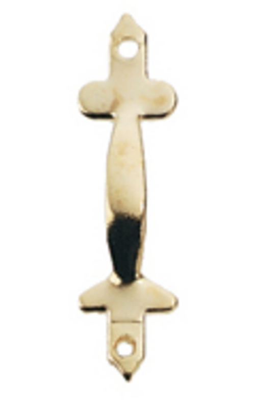 DOORPULL BRASS 2PC/PKG