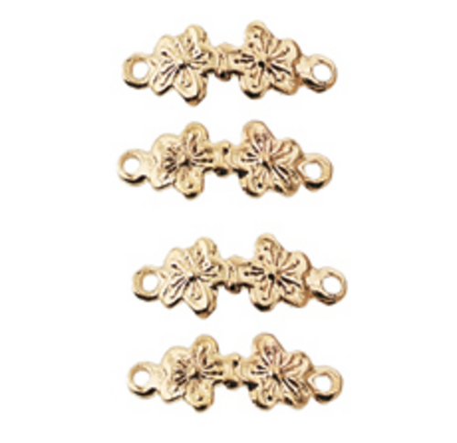 DBL FLOWER DRAWER PULL/4