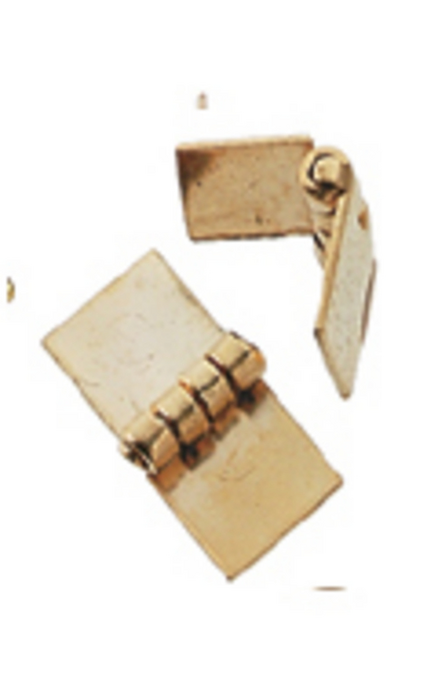 SQ.HINGE/BRASS/4