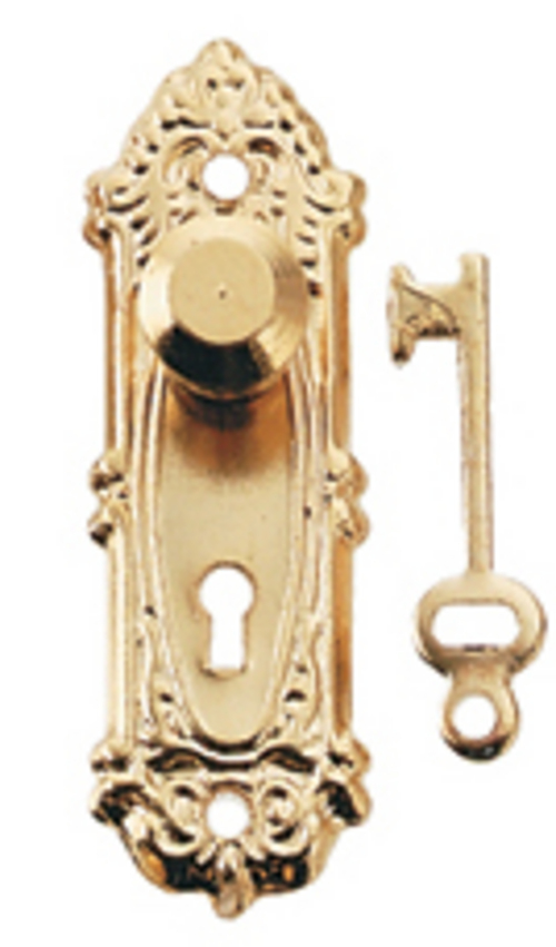 GOLD-PLTD DOOR HNDL/KEY/2