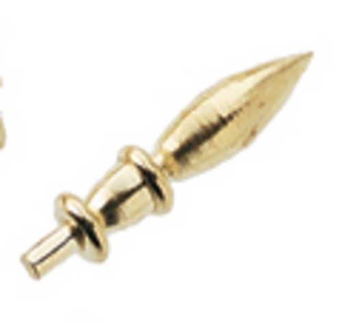 1/2in BRASS FINIAL/4pcs