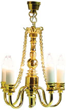 5-ARM CHANDELIER/12V