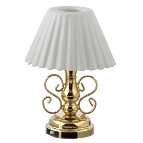 LED TABLE LAMP W/FLUTD SH