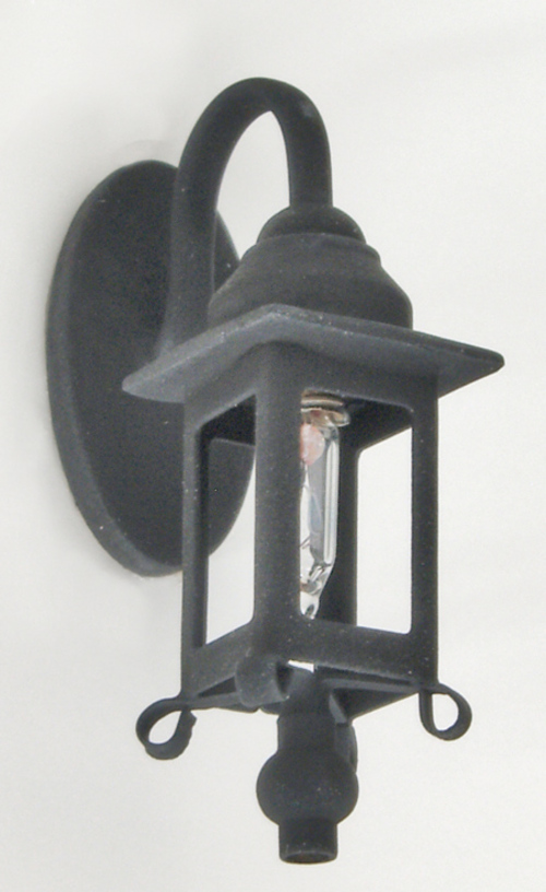 BLACK COACH LAMP SCONCE