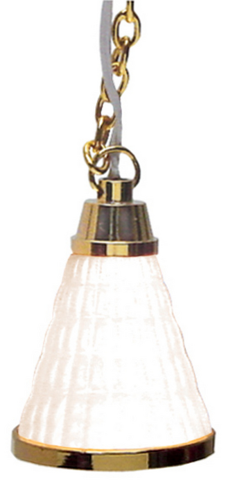 WHITE CONE HANGING LAMP