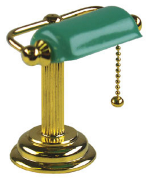 BANKER'S DESK LAMP/GREEN