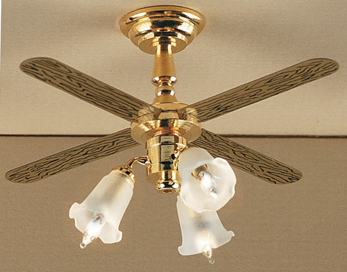 3-TULIP CEILING FAN/12V