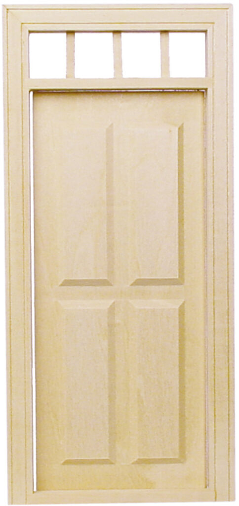 1/2in 4-PANEL PREHNG DOOR