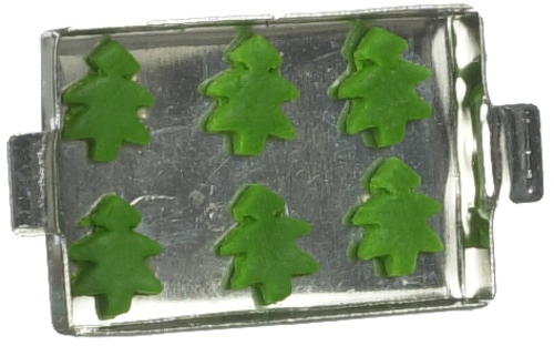 XMAS TREE COOKIES/SHEET