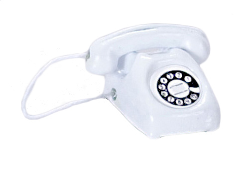 5/8in TELEPHONE/WHITE
