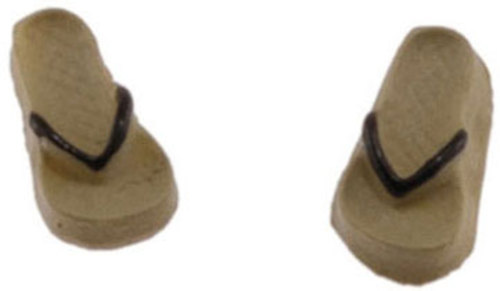 FLIP FLOPS/TAN/BROWN/SM