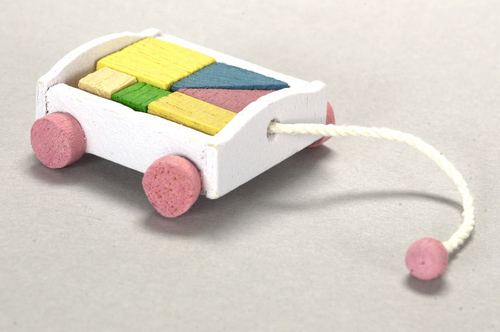 1 1/4in WAGON W/BLOCKS