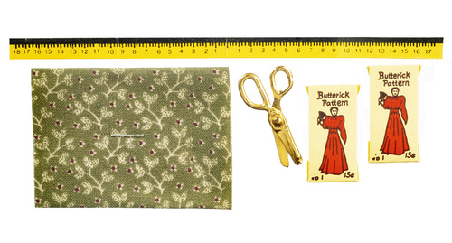 DRESSMAKER SET/4/GRN.FLOR