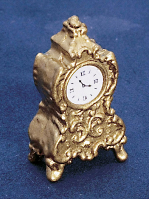BRASS MANTEL CLOCK