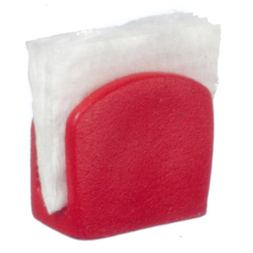 NAPKIN HOLDER/RED