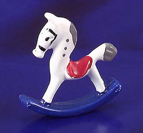 MED.METAL ROCKING HORSE