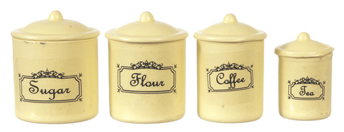 CANISTER SET/4/IVORY