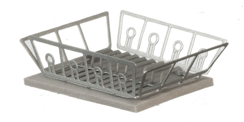 SILVER DISH DRAINER W/MAT