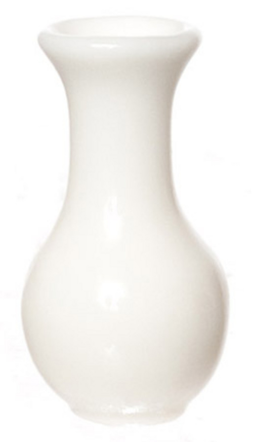 TALL WHITE VASE