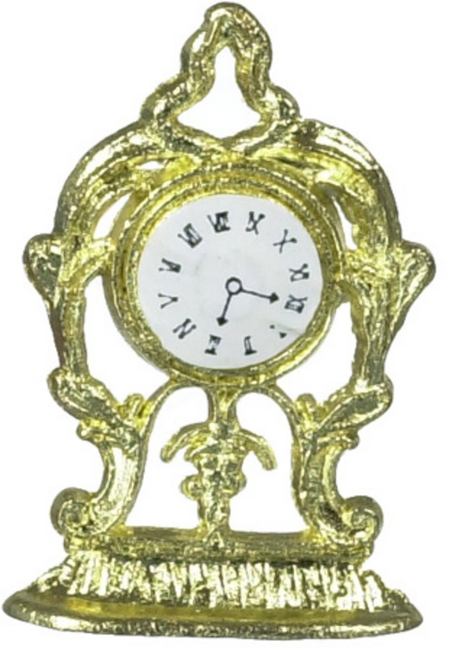 GOLD MANTEL CLOCK