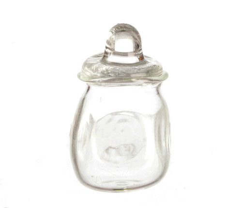 GLASS JAR WITH LID