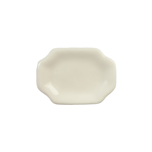 WHITE SERVING PLATE