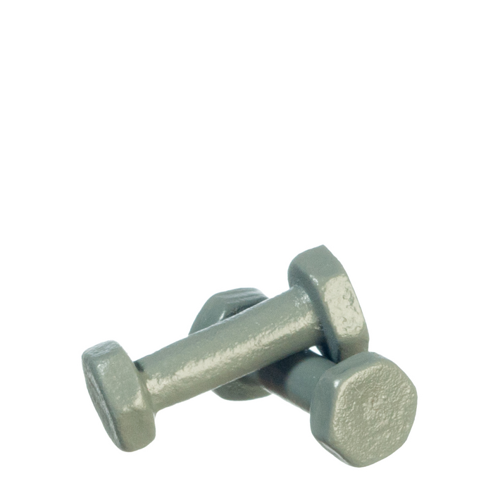 PAIR OF HAND WEIGHTS/GREY